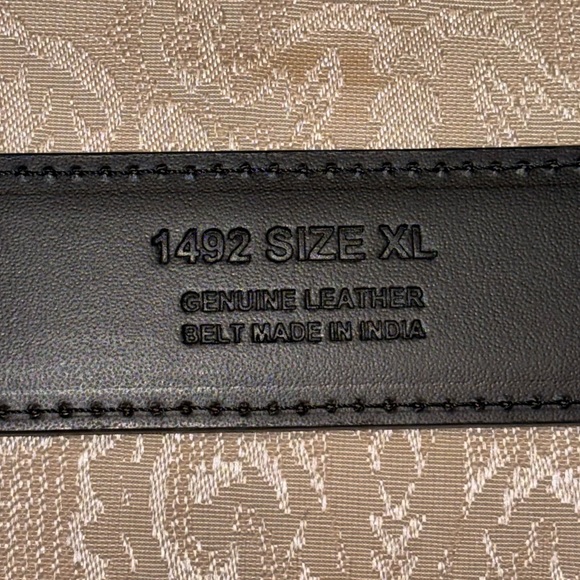 Men's Brown  Genuine Leather Belt XL - Picture 3 of 10